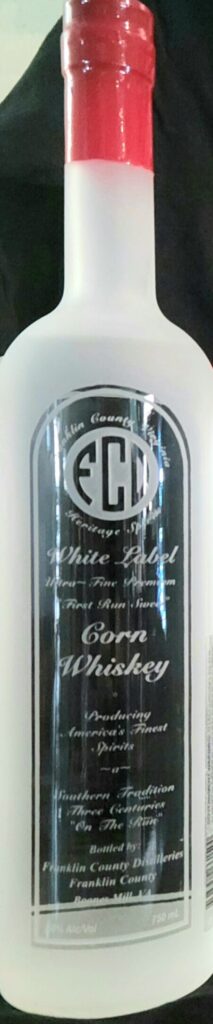 White Label Corn Whiskey